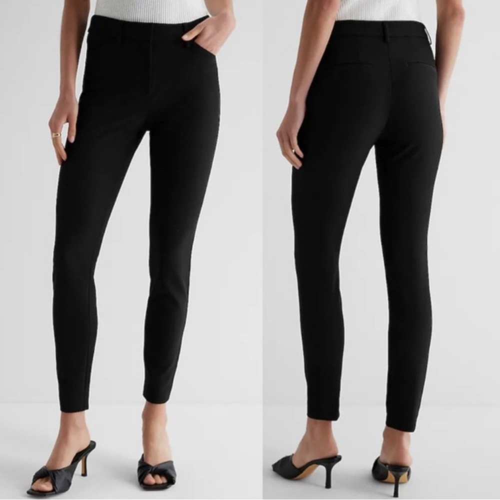 Express Black Skinny Pants High-Rise